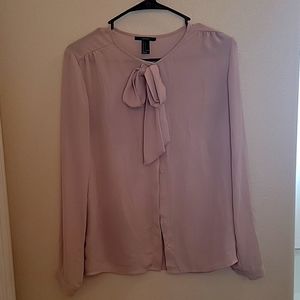 Forever 21, Long sleeve, bow tie top